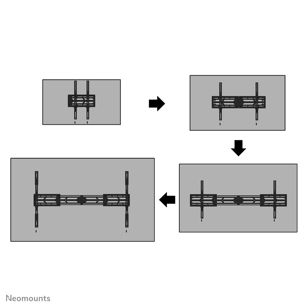 Neomounts Select Schwerlast-TV-Wandhalterung
